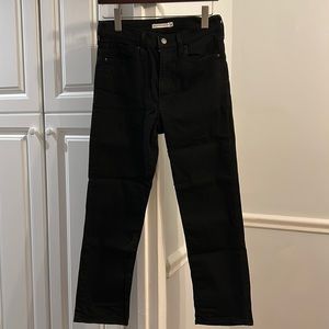 Levi’s High Rise Straight Crop